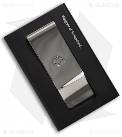 Wagner Super Slim Swiss Wallet w/ Money Clip (Black) SW-709