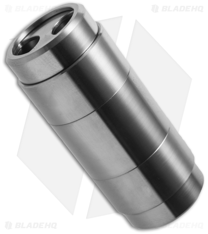 Titaner Titanium Double-Ended Capsule Waterproof Storage (Satin)