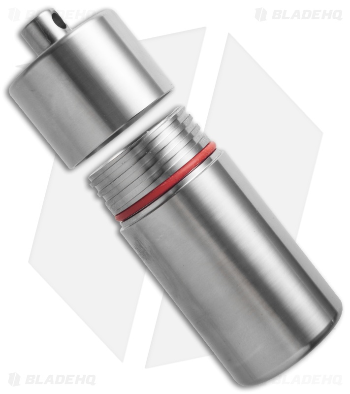 Titaner Titanium 2" Classic Capsule Waterproof Storage (Satin)