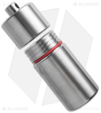 Titaner Titanium 2" Classic Capsule Waterproof Storage (Satin)
