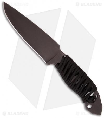 Winkler Knives Spike Knife Fixed Blade w/ Black Cord Wrap (5.25" Caswell)