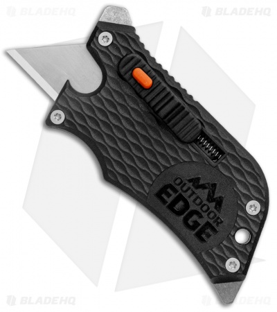 Outdoor Edge SlideWinder Razor Blade/Multi Tool w/ Blade HQ Engraving (Black) 