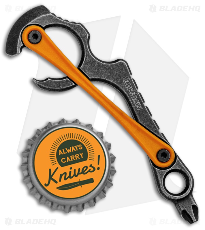 Kershaw Downforce | Keychain Multi-Tool+BlackWash | 8820 - Blade HQ