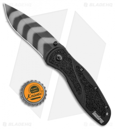Kershaw Blur Assisted Opening Knife Black (3.375" Tiger Stripe) 1670OLKTSX