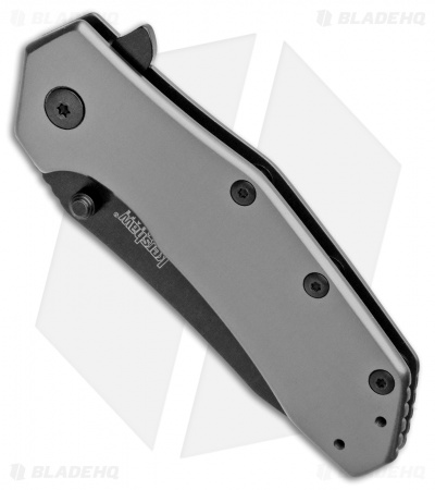 Kershaw Median Bead Blast A/O Frame Lock Knife Stainless Steel (3" Black)