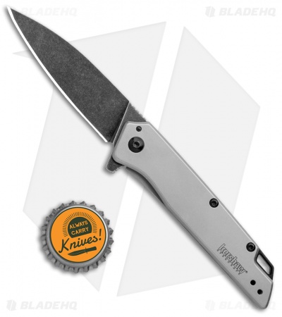 Kershaw Wilden Assisted Opening Knife Stainless Steel (3" Black Stonewash)