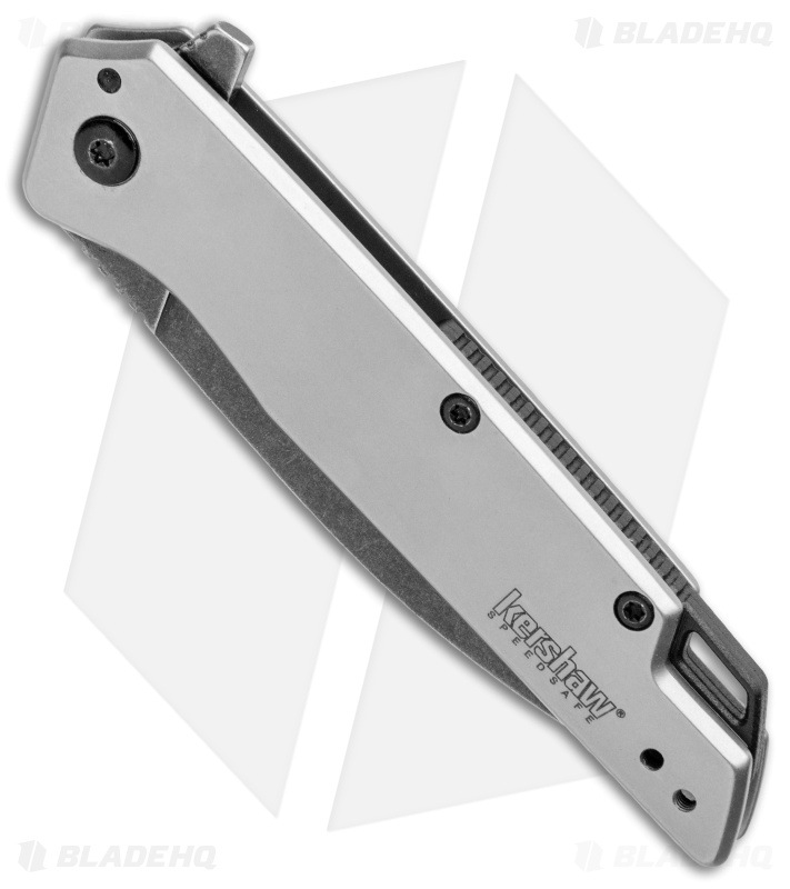 Kershaw Wilden Assisted Opening Knife Stainless Steel (3" Black Stonewash)