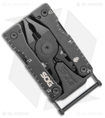 SOG Sync I Belt Buckle Multi-Tool Black SN1002-CP