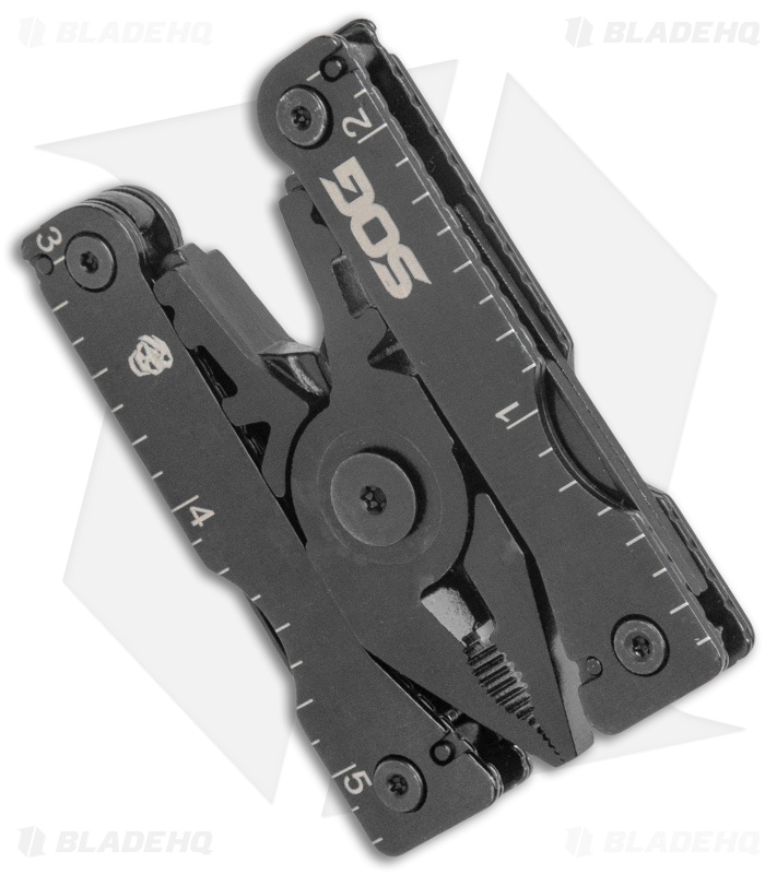 SOG Sync I Belt Buckle Multi-Tool Black SN1002-CP