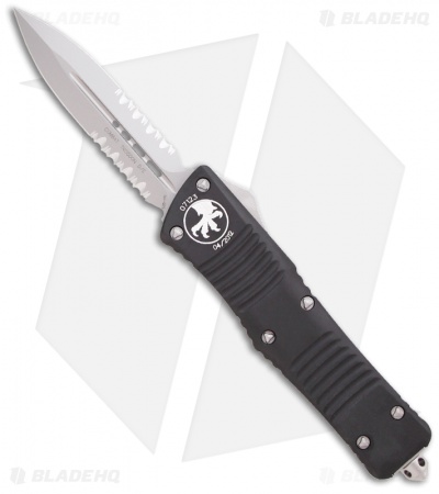 Microtech Combat Troodon OTF Knife D/E Dagger (3.8" Bead Blast Serr) 142-8