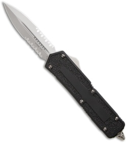 Microtech Scarab D/E OTF Automatic Knife (3.5" Bead Blast Serr) 175-8