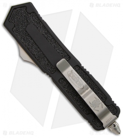 Microtech Scarab D/E OTF Automatic Knife (3.5" Black Full Serr) 175-3