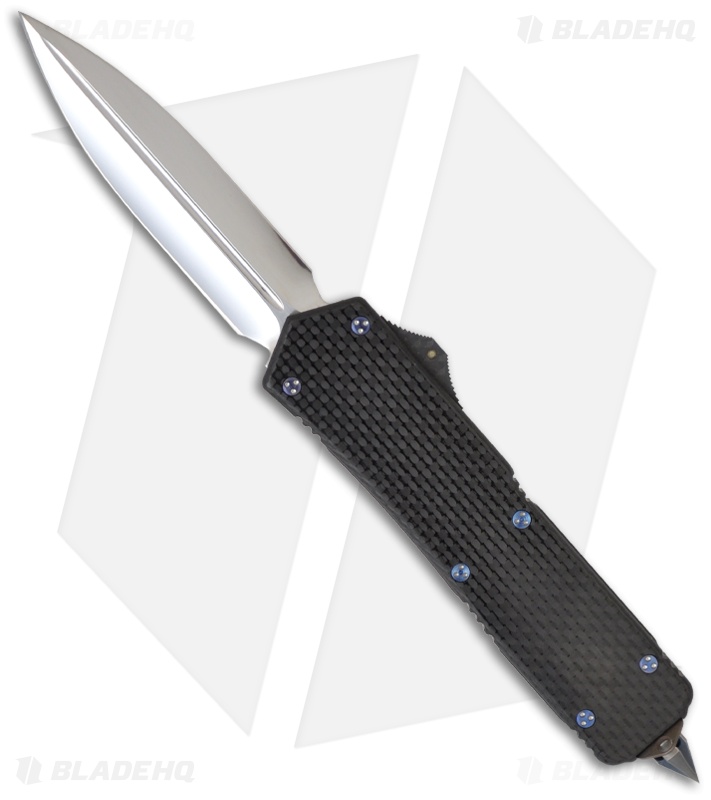Microtech Marfione Custom Carbon Fiber Scarab D/A OTF Knife (Mirror Dagger) #11