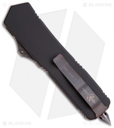 Microtech Marfione Custom Carbon Fiber Scarab D/A OTF Knife (Mirror Dagger) #11