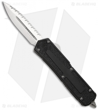 Microtech Scarab D/E OTF Automatic Knife (3.5" Satin Full Serr) 175-6