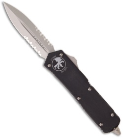 Microtech Scarab Executive OTF D/E Knife (3.5" Bead Blast Serr) 