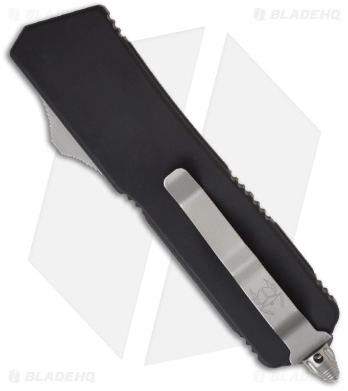 Microtech Scarab Executive OTF Knife Automatic D/A Tanto (3.5" Bead Plain) 108-7