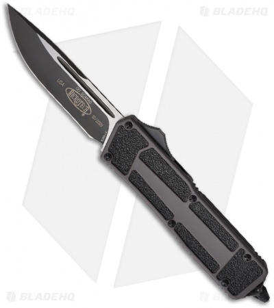 Microtech Scarab Gray Knife S/E OTF Automatic (3.5" Black Plain) 2009 Model