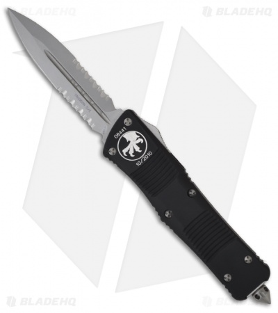 Microtech Troodon D/E OTF Automatic Knife (3" Bead Blast Serr) 138-8