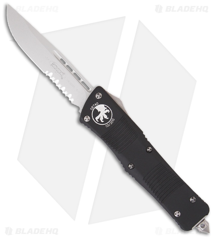 Microtech Troodon OTF S/E Automatic Knife (3" Bead Blast Serr) 139-8