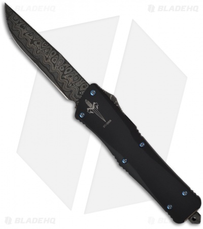 Microtech Custom Marfione Troodon OTF Automatic Knives (3.05" Damascus) Set of 2