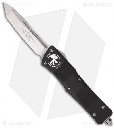 Microtech Troodon Knife Tanto OTF Automatic (3" Stonewash Plain) 140-10