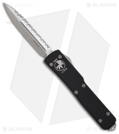 Microtech UTX-70 D/A OTF D/E Automatic Knife (2.41" Satin Full Serr) 147-6