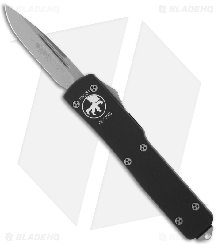 Microtech CA Legal UTX-70 OTF Automatic Knife (1.9" Bead Blast Plain) 148-7CA