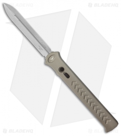 Paragon Estiletto Gray OTF Auto Knife (5.25" Stonewash Plain)