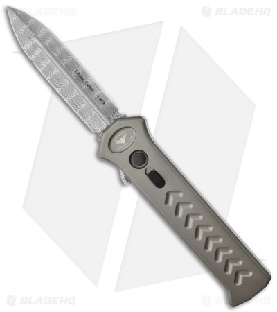 Paragon PARA-X-SP Gray OTF Dagger Knife (3.5" Damascus)