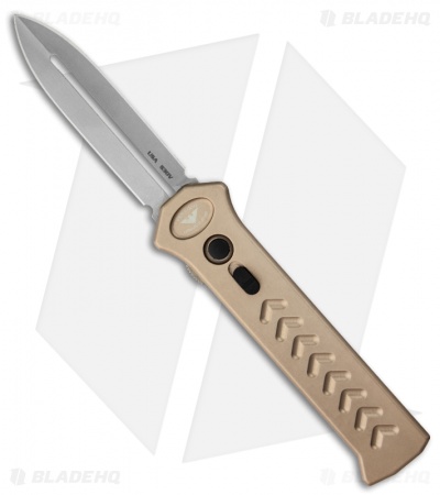 Paragon PARA-XD Pewter OTF Knife (3.5" Nickel Plain)