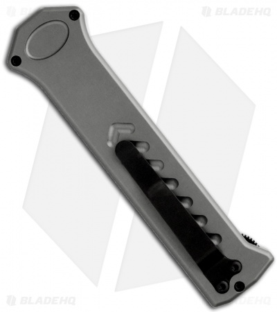 Paragon PARA-XD Grey OTF Automatic Knife (3.5" Black Serr) 2X