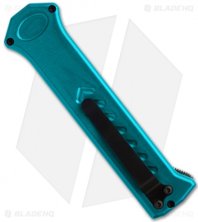 Paragon PARA-X Damascus Turquoise Automatic Knife (3.5" Plain)