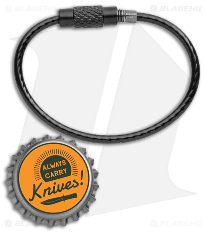CountyComm A&P Aviation Cable Key Ring (2