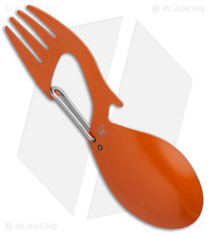 Kershaw Ration Stainless Steel Spork Multi-tool (Orange) 1140OR