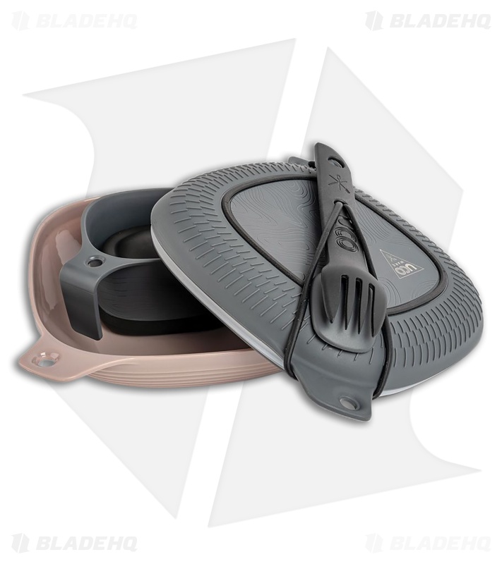 UCO Six Piece Mess Kit Classic Gray/Tan (Polymer/Rubber) UCO00372