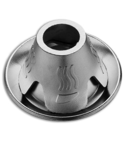 FireCone Alcohol Burner Stove & Fire Starter - Polished Stainless Steel 