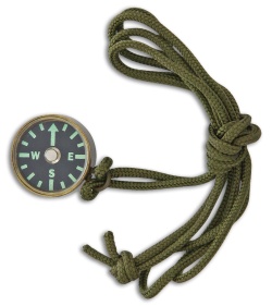 Combat Ready Cognizant Green Brass Compass CBR337