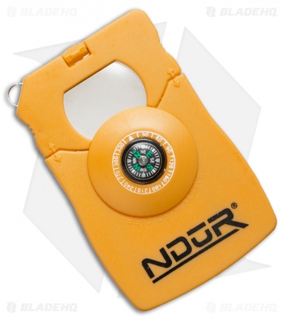 NDUR 13 in 1 Survival Tool w/ Compass (Yellow)