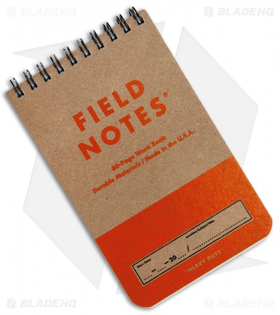 Field Notes Set of Two Heavy Duty 80-Page Work Books (Blue/Red