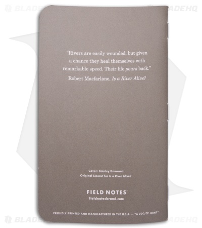Field Notes Is A River Alive?  Series Memo Books