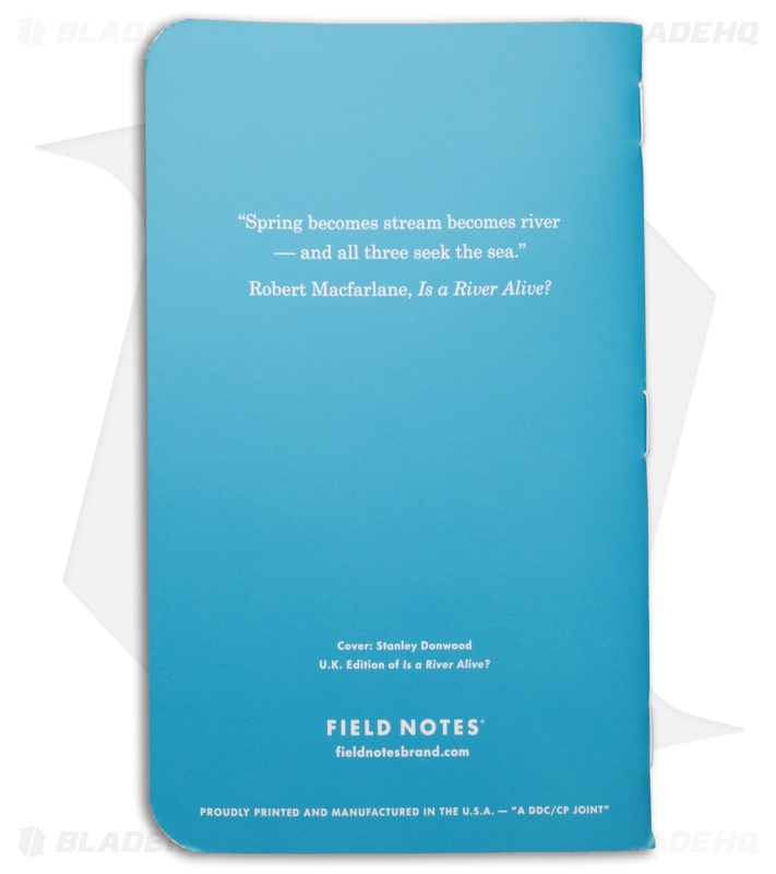 Field Notes Is A River Alive?  Series Memo Books