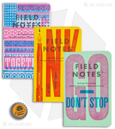Field Notes Memo Ruled 3-Pack - United States of Letterpress FNC-48b