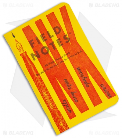 Field Notes Memo Ruled 3-Pack - United States of Letterpress FNC-48b