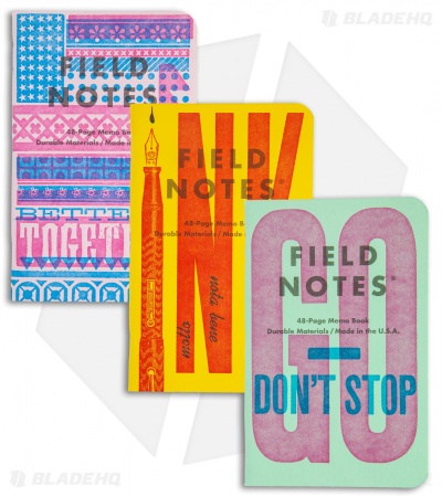 Field Notes Memo Ruled 3-Pack - United States of Letterpress FNC-48b