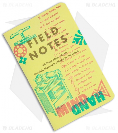 Field Notes Memo Ruled 3-Pack - United States of Letterpress FNC-48c