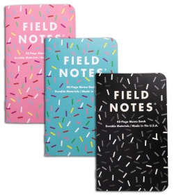 Field Notes Memo Ruled/Lined/Graph 3-Pack - Dessert Warrior® Theme