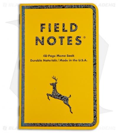 Field Notes "Mile Marker" - Exit, Interstate, Game Crossing 3-Pack Memo Books