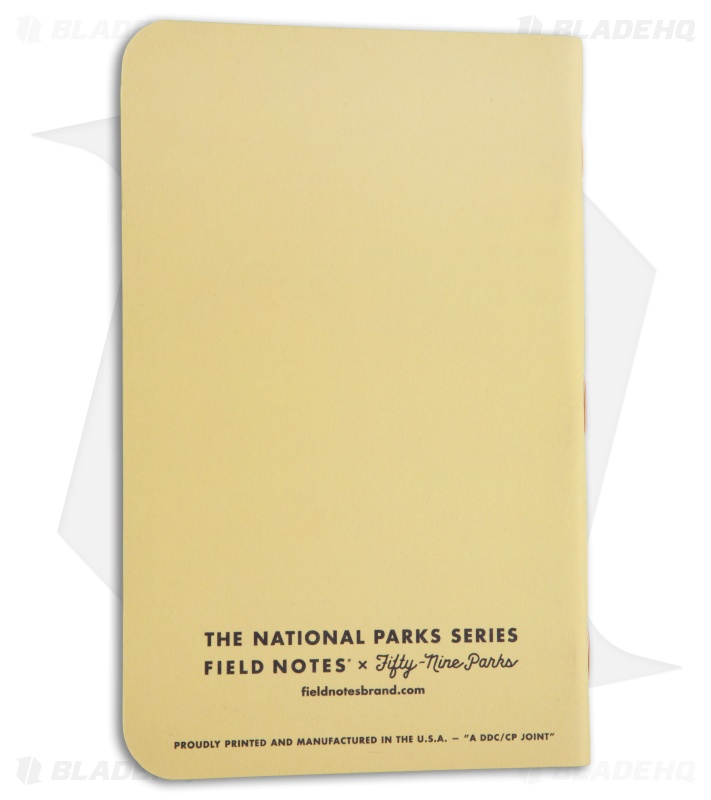 Field Notes National Parks - Series A: Yosemite, Acadia, Zion 3-Pack Memo Books
