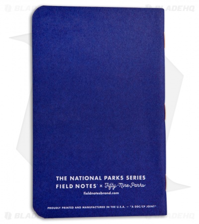 Field Notes National Parks - Series A: Yosemite, Acadia, Zion 3-Pack Memo Books